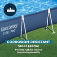 thumbnail image 6 of Bestway Steel Pro 9.8' x 6.6' x 26\" Metal Frame Above Ground Pool, Filter Pump & Cartridge, 6 of 9