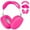 Hot pink, variant on V-MORO Airpods Max Headphones Case, Silicone Cover Accessories Cases for Girls and Women (Gray)