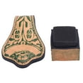 thumbnail image 2 of Porte-craie de Billard, Porte-Craie de Queue de Billard en Cuir Gravé Portable pour Rangement Rouge, Bleu, Vert, 2 of 7