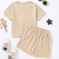 thumbnail image 6 of Gerichy Boys Summer Outfits 1-4Years Baby Boys Clothes Set Gentle T-shirt Tops+Shorts Summer Outfits, 6 of 9