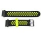 thumbnail image 3 of Correa de silicona de liberación rápida para reloj inteligente Amazfit Falcon de 22 mm, color negro y verde., 3 of 14