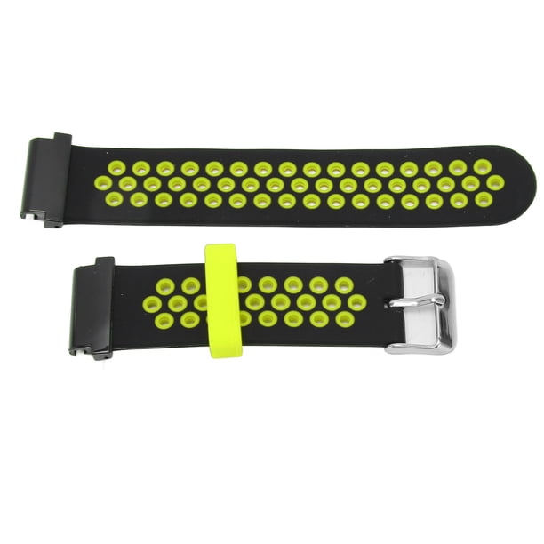 Correa de reloj de silicona Bling Bling ajustable para Amazfit Falcon 22mm negro verde