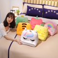 thumbnail image 4 of Support de Tablette en Peluche, Support de Tablette Triangle Léger et Adorable Durable en Peluche Courte pour Chambre, 4 of 7