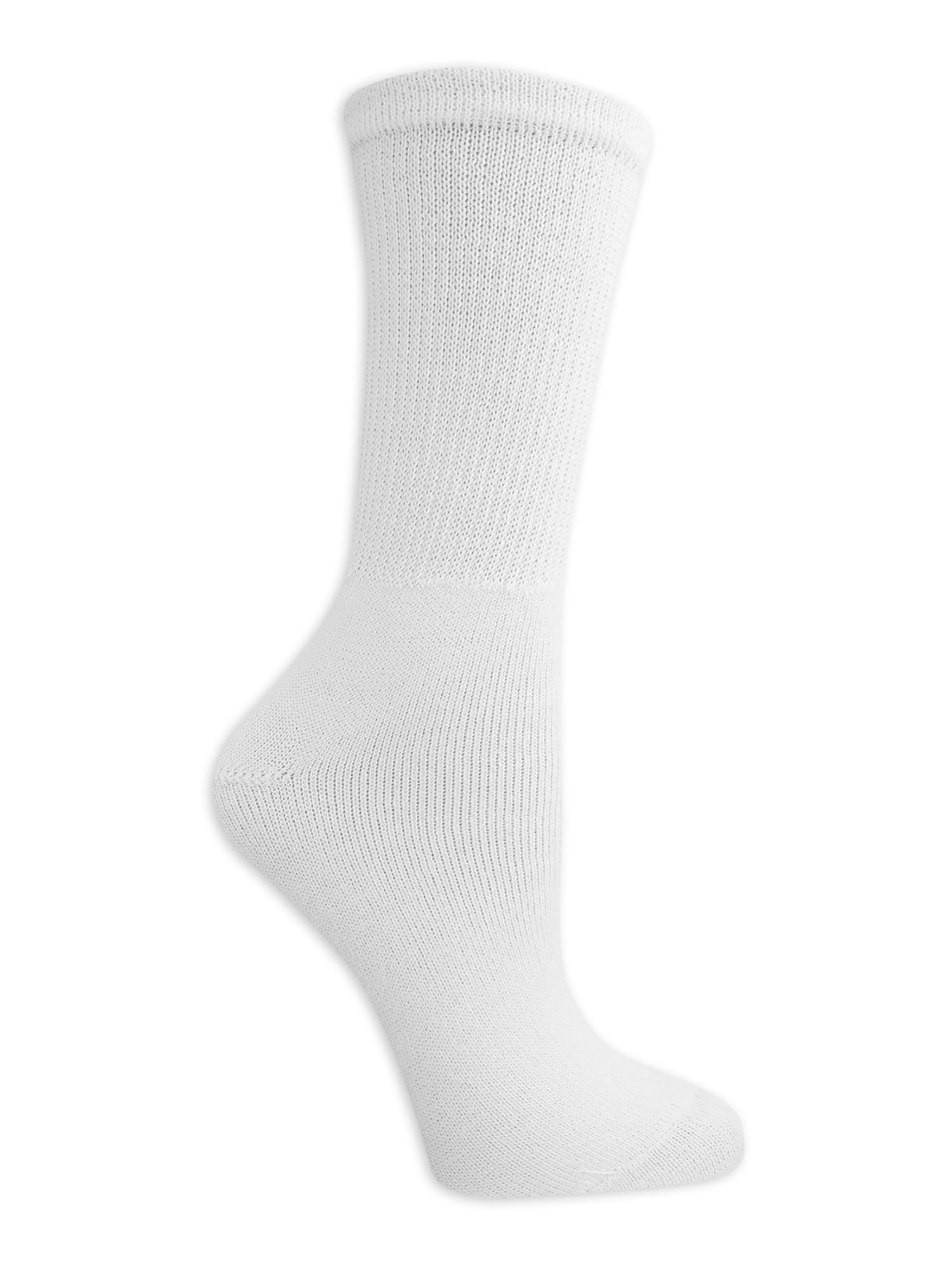 Athletic Works Women's Cushioned Crew Socks, 10-Pack, Sizes 8-12