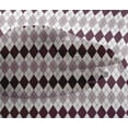 thumbnail image 4 of oneOone Viscose Chiffon Wine Fabric Argyle Check Sewing Craft Projects Fabric Prints By Meter 42 Inch Wide, 4 of 4