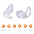 thumbnail image 2 of Visland 1 Paire de Bouchons d'Oreilles Réduction de Bruit Design Antidérapant Requin Portable Imperméable Protection Auditive Réutilisable Natation Sommeil Silicone Bouchons d'Oreilles Silencieux Accessoires Supplémentaires, 2 of 10