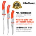 thumbnail image 3 of Wild Fish 6-peice Fish Fillet Set, Multipurpose Set Ideal for Cleaning Fish and Many Other Kitchen Tasks, 3 of 5