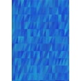 thumbnail image 1 of Ahgly Company Machine Washable Indoor Rectangle Transitional DeepSky Blue Area Rugs, 2' x 4', 1 of 1
