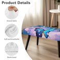 thumbnail image 6 of Whosucclay Butterfly Star Print Rectangle Bench Covers, Comfortable Dining Bench Slipcover Easy to Clean Bench Seat Furniture Protector Stain Resistant Bench Cushion Cover, 6 of 7