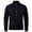 #004-Black, variant on Men's Casual Stylish Long Sleeve Cardigan Sweater - Solid Color Ribbed Knit with Button Placket, Stand Collar & Stretch Fabric, Spring Autumn Daily Commute & Casual Gathering Wear