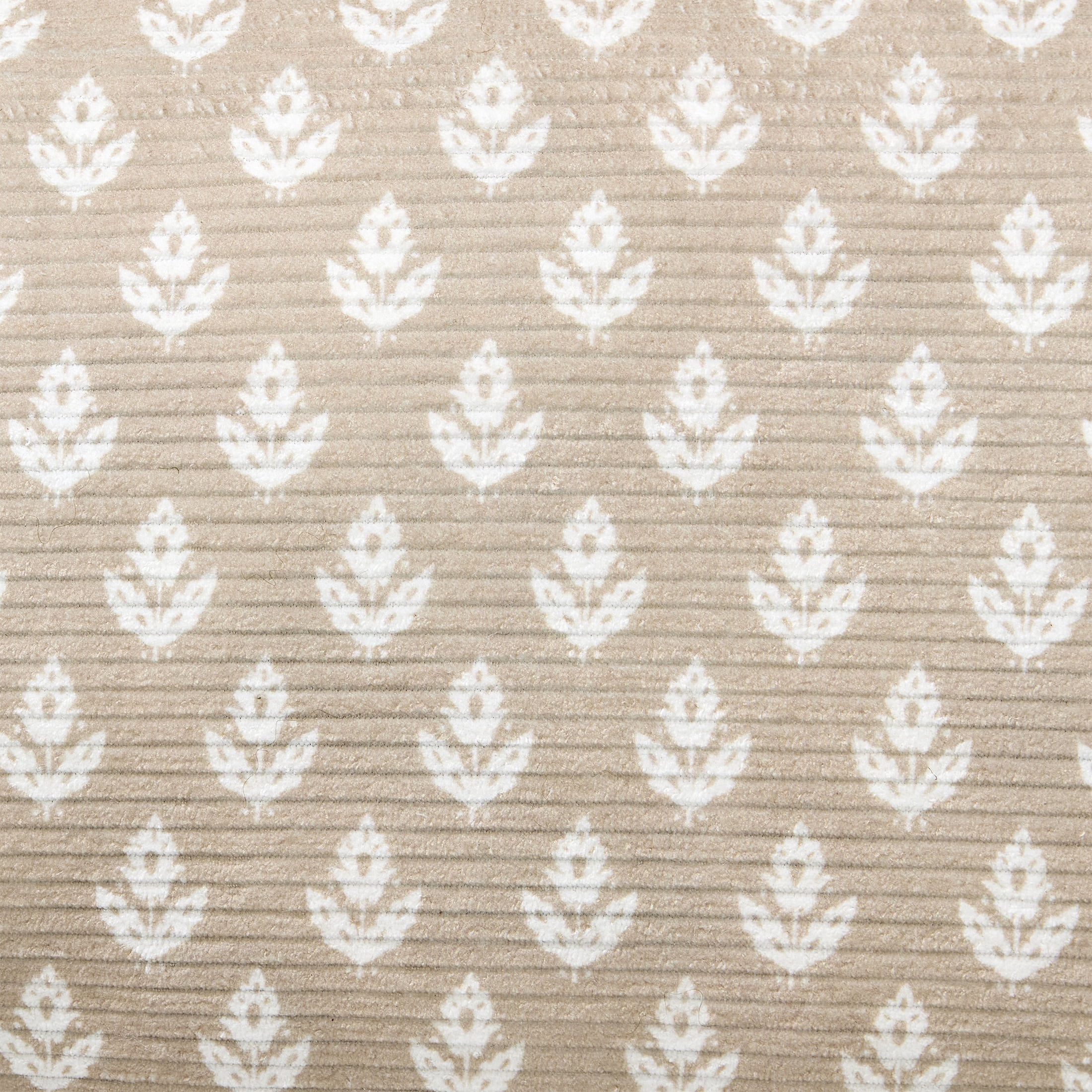 My Texas House 14" x 36" Taupe Block Print Decorative Pillow