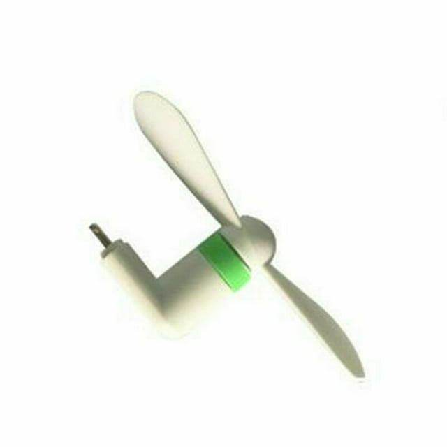 LNGOOR Mini Ventilateur Portable d'Été Silencieux OTG Micro USB pour Téléphone Mobile Android Bleu