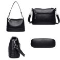 thumbnail image 4 of Bolso bandolera para mujer de piel sintética, bolso bandolera pequeño, bolso elegante con asa, bolso para mujer negro ONE WAY, 4 of 5