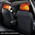 thumbnail image 5 of 2 PCS Car Headrest Cover, Tennis Ball In Fire Soft Car Seat Head Rest Cover Protector Interior Car Accessories Seat Covers for Cars Truck Auto Only Covers, 5 of 8
