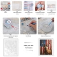 thumbnail image 3 of Paint By Numbers Kit for Adults Beginner - DIY Deer American Flag Backdrop Canvas Painting Kits for Adults, Frameless Paint By Number for Adults for Home Wall Decor 16x20 Inch, 3 of 7