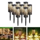 thumbnail image 3 of 8 piezas de lámpara sor LED para exteriores, luces decorativas, para césped, luces de ín, lámpara de energía sor, linterna sor, luces de cálido CUTICAT Luces de camino, 3 of 8