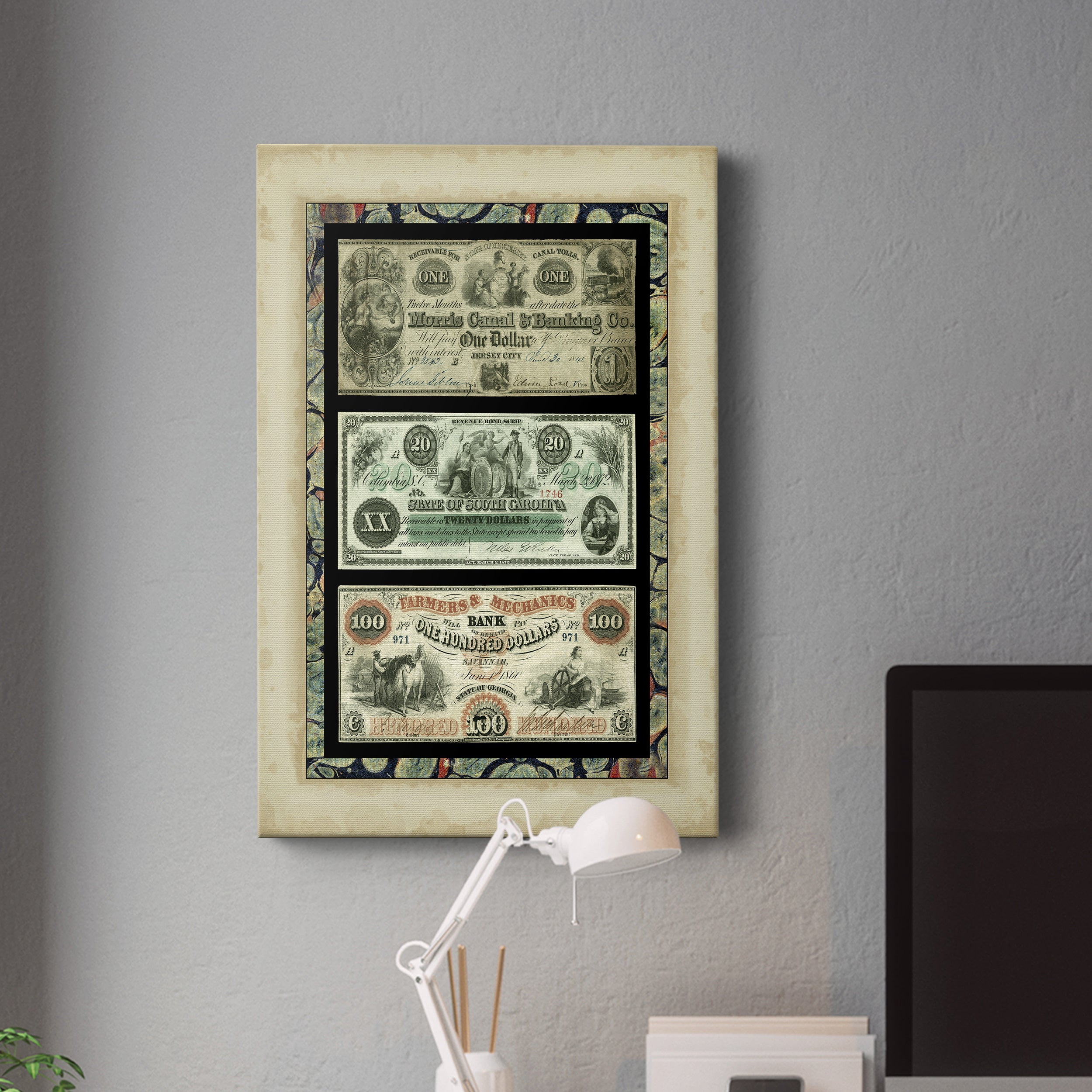 Money Money Money III Premium Gallery Wrapped Canvas - Ready to Hang