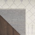 thumbnail image 3 of 3' X 5' Blue and Ivory Abstract Power Loom Washable Area Rug, 3 of 11