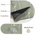 thumbnail image 6 of Green Flower Branch Area Rugs 2.7'x5', Washable Small Throw Rugs for Kitchen Bedroom, Spring Summer Farmhouse Botanical Indoor Outdoor Rug Non-Slip Low Pile Carpet Runner Reversible Floor Mats, 6 of 8