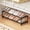 2-Tier-Black, variant on Ywbawe Underbed Shoe Storage Organizer 2 Tier Plastic Rack for Closet Bedroom Dorm Entryway 1-Pack
