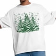thumbnail image 4 of Camisetas gráficas informales de manga corta con árbol de Navidad verde para hombre, 4 of 8