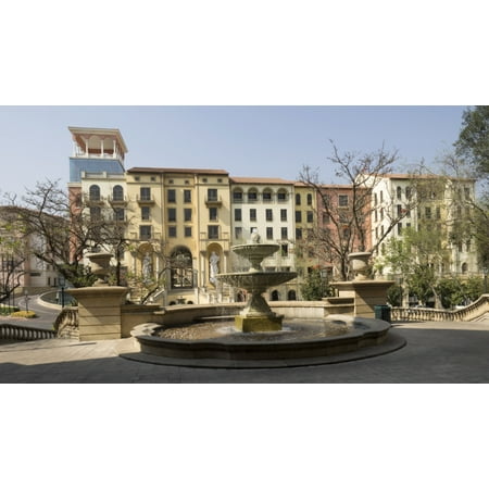 Shops designed to look like Italian village Montecasino Johannesburg Gauteng Province South Africa Stretched Canvas - Panoramic Images (24 x