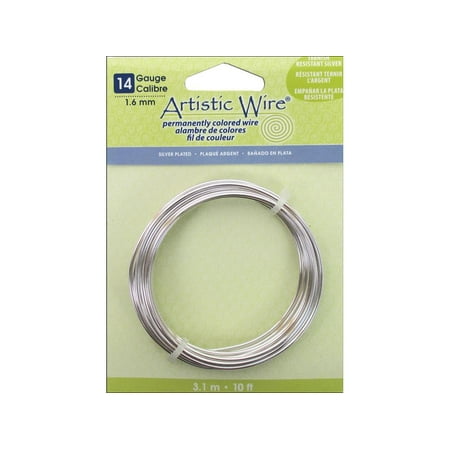 UPC: 0035926111271 | Artistic Wire 14Ga Tarnish Resistant Silver 10ft