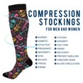 thumbnail image 4 of joogoo Skull and Guitars Socks Women Men Knee High Sock, 4 of 8