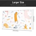 thumbnail image 4 of XMXT Non-Slip Gaming Mouse Pad, Multi Pose Cat Print Mousepad Computer Keyboard Mats Desk Pads Office Decor Accessories, 15.8"x29.5", 4 of 8