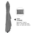 thumbnail image 4 of ACEGOSES 10 x 6.5ft Patio Umbrella with 6 Ribs Tilt and Crank Sunshade Canopy for Garden,Yard,Gray, 4 of 8