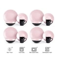 thumbnail image 5 of 16-Piece Ceramic Cutlery Set - Serves 4 - Microwave and dishwasher available,Rose, 5 of 11