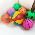 thumbnail image 2 of 2pcs Inflatable Basketball Mini Bouncy Basketball Sports Ball For Kids Children, 2 of 5