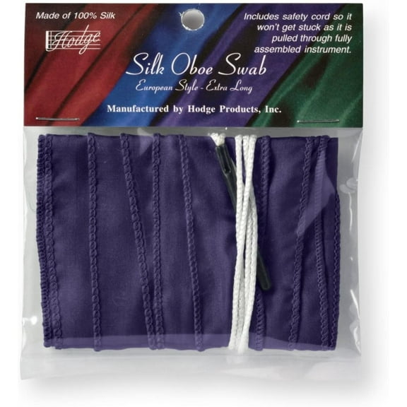 Hodge Long Oboe Silk Swab - European-style