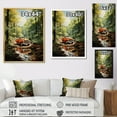 thumbnail image 4 of Designart "Pickup Truck Forest II" Pickup Truck Canvas Print, 4 of 5
