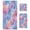 Watercolor Powder Blue Pattern, variant on 3 Piece Bath Towels Set Bath Towel, Hand Towel and Face Towel for Bathroom, Gym, Hotel Watercolor Ink Splashes Pattern