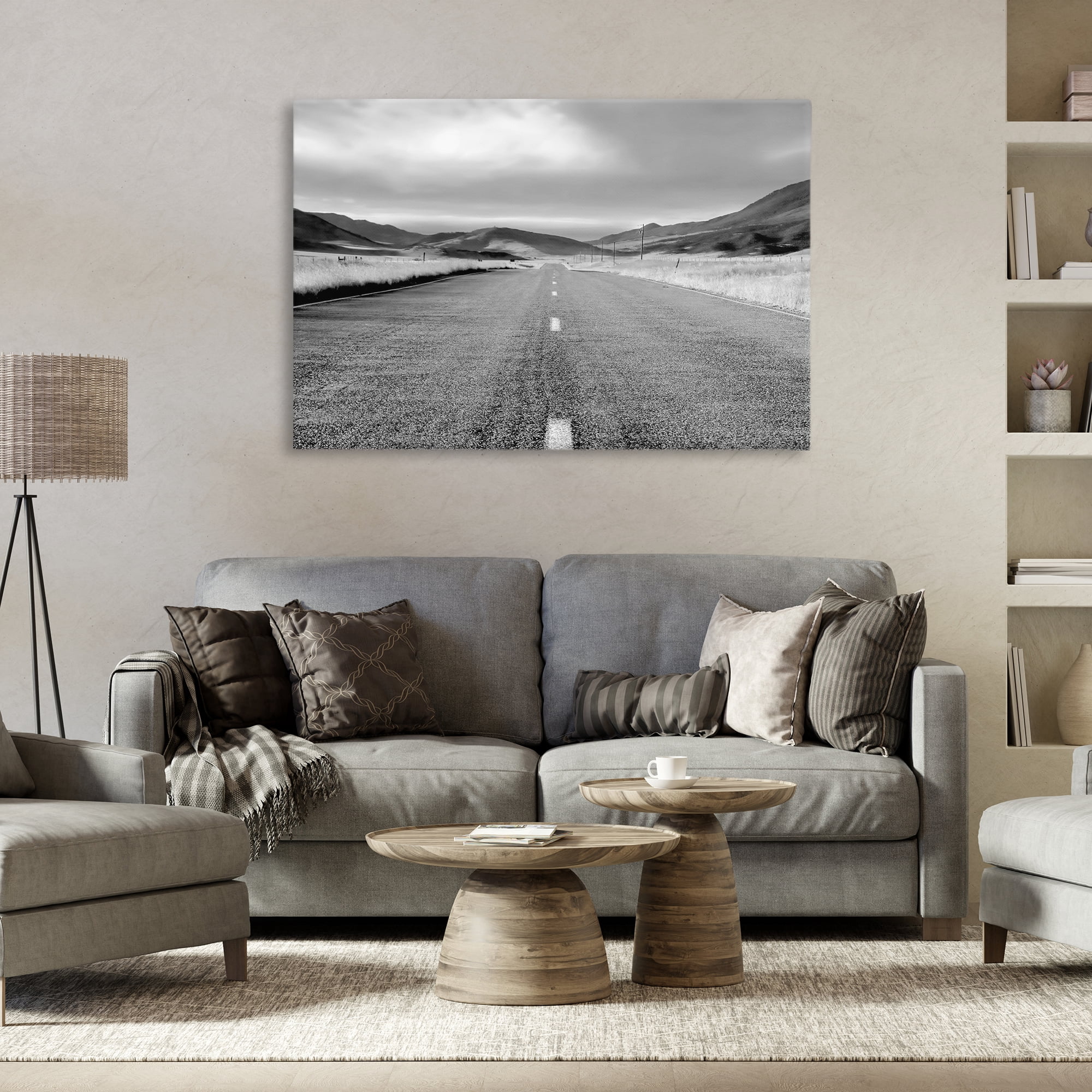 Stupell Industries Open Road Through Rolling Hills Canvas Wall Art, design by Steve Toole