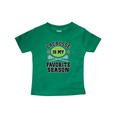 

Inktastic Lacrosse Is My Favorite Season Gift Baby Boy or Baby Girl T-Shirt