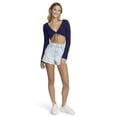 thumbnail image 2 of Mills by Millie Bobby Brown Women's Denim Boyfriend Shorts, Sizes 00-18, 2 of 6