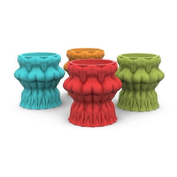 Silicone Flower Pot Mold, Pen Holder, Handmade Planter Mold for DIY Crafts, Concrete Clay, Casting Tools, Container
