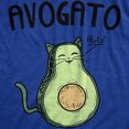thumbnail image 2 of Womens Avogato Funny T shirt Avocado Cat Cute Face Graphic Novelty Tee for Girls Womens Graphic Tees, 2 of 7