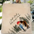 thumbnail image 3 of Custom Personalized Horse Girl Quilt/Single Layer Fleece Blanket - Gift Idea, 3 of 9