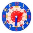 thumbnail image 2 of Blue Blue Children'S Wooden Digital Clock Learning Toy, Time Teaching Educational Puzzle With Numbers, 2 of 6