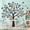 Black Tree, variant on Large Family Tree Wall Decor - Picture Frame Collage Wall Stickers Decor Family Photos Wall Peel and Stick for Classroom Living Room 62 x 61 inch RW-3991 (01-Tree)