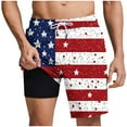 thumbnail image 1 of Pantalones Cortos Casuales para Hombre Imprimir con Bolsillos Pantalones de Playa de Cintura Elástica, Pantalones Cortos de Cintura Elástica para Hombre, 1 of 6