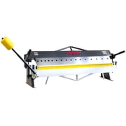 48 inch Box and Pan Brake,16Ga Mild Steel Capacity, Minimum Reverse Bend 0.55 in, Max Box Bending Depth 1.97in,16 Removable Fingers W-4816Z