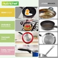 thumbnail image 4 of Juego de utensilios de cocina antiadherentes NutriChef de 15 piezas | Lacado resistente al calor, incluye ollas y sartenes, cacerola, sartenes, ollas, olla para horno, tapas y utensilios., 4 of 5