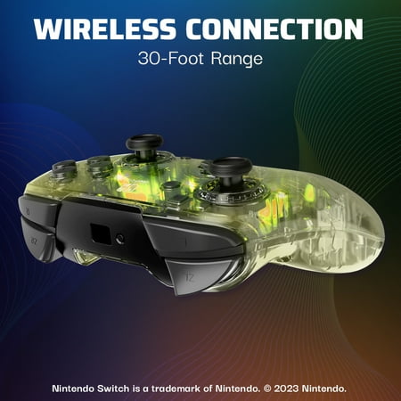PDP - Afterglow Wired Controller - Xbox Series X|S, Xbox One, & Windows 10 - Transparent
