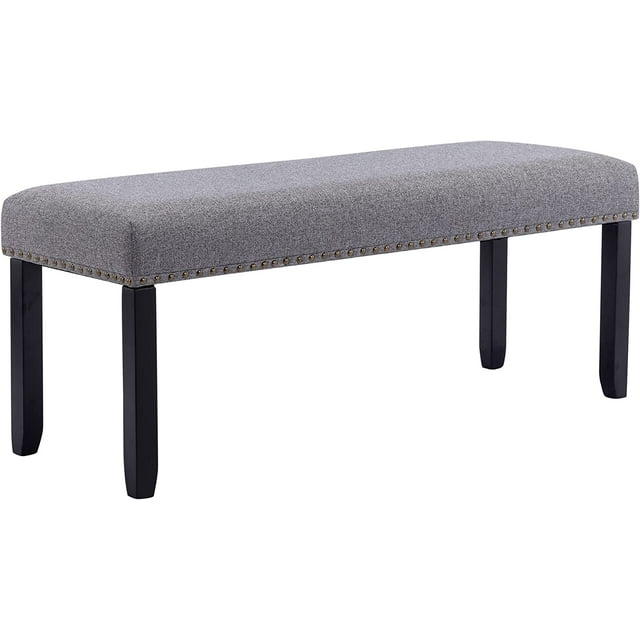 Duhome Upholstered Bench, Nailhead Trim, Dining/Entryway/End of Bed