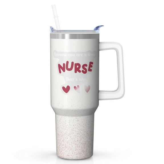 Retirement Gift 40oz Nurse Tumbler, Commemorative Stainless Steel Design, Celebrates a Career of Service, A Meaningful Present to Honor Their Journey
