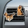 thumbnail image 5 of WIRESTER Car Air Freshener Fragrance Vent Clip Interior Decoration for Cars with Lemon Scented Pad - German Shepherd Dog (S3), 5 of 6
